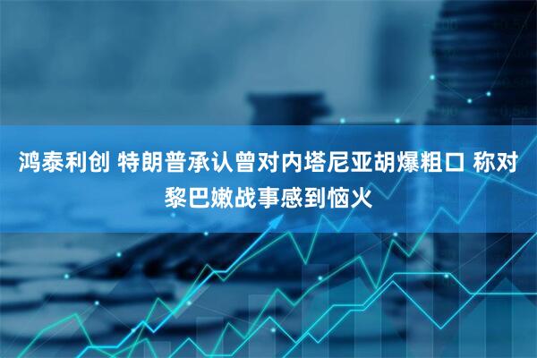 鸿泰利创 特朗普承认曾对内塔尼亚胡爆粗口 称对黎巴嫩战事感到恼火